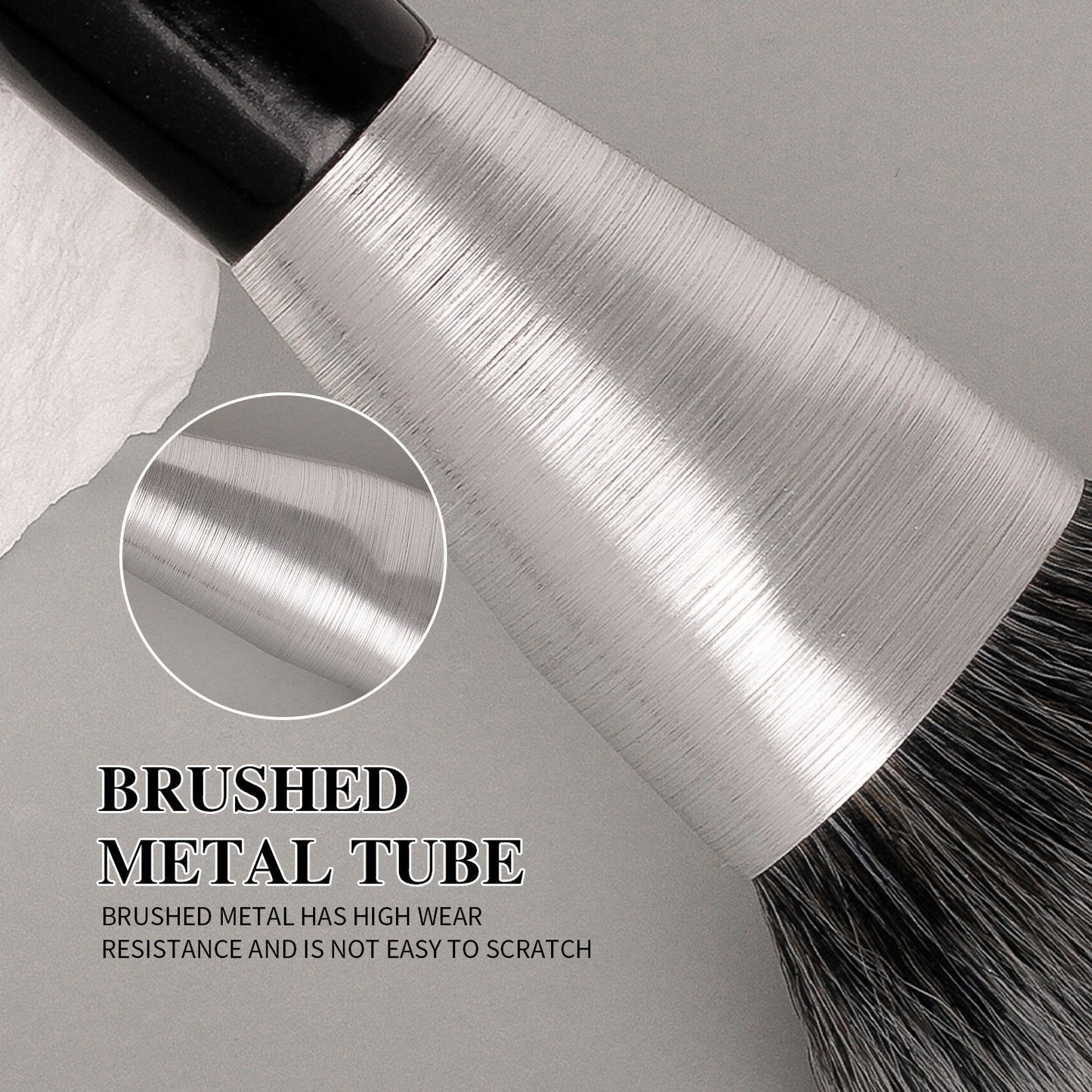 Beili Christmas Gift Makeup Brush Set Of 10, Kabuki Brushes With Synthetic Hair For Foundation, Concealer, And Eyeshadow.