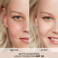 MATTE SUNSCREEN LIQUID FOUNDATION SPF 30